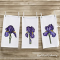 Irises Flowers Set - 5 sizes