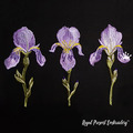 Purple Irises Set