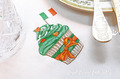 Irish flag Cupcake Machine Embroidery Design
