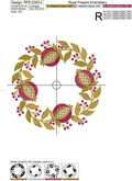 Jacobean Pomegranate Wreath - 4 sizes