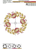 Jacobean Pomegranate Wreath - 4 sizes