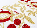 Jacobean Pomegranate border - 4 sizes