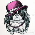 Japanese Chin Girl - 4 sizes