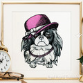 Japanese Chin Girl - 4 sizes