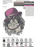 Japanese Chin Girl - 4 sizes