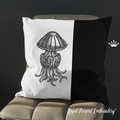 Jellyfish Machine Embroidery Design - 6 sizes