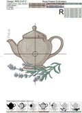 Kettle with Lavender - 4 sizes