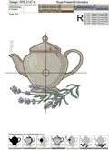 Kettle with Lavender - 4 sizes
