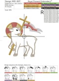 Lamb of God Applique - 6 sizes