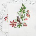 Large Jacobean Songbird and Blooms - 3 sizes