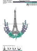 Lavender Eiffel Tower - 3 sizes