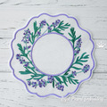 Lavender ITH table placemat - 3 sizes