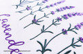Lavender flowers with the inscription Set