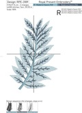 Leaves Two Machine Embroidery Designs