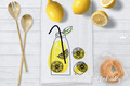 Lemonade bottle Machine Embroidery Designs Set - 2 sizes