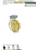 Lemons Machine Embroidery Designs Set - 2 sizes