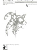 Lemur Machine Embroidery Design - 4 sizes