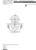 Leo Tolstoy writer Machine embroidery design - 3 sizes