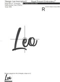 Leo zodiac sign Machine Embroidery Design - 6 sizes