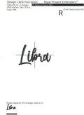 Libra zodiac sign Machine Embroidery Design - 7 sizes