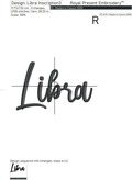 Libra zodiac sign Machine Embroidery Design - 7 sizes