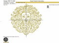 Lion with mane Machine Embroidery Design - 2 sizes