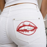 Lips Free Machine Embroidery Design