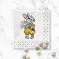 Little Bunny with Willow Easter Machine Embroidery Design - 4 sizes