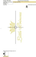 Little Princess Inscription Machine Embroidery Design