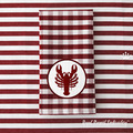 Lobster applique in 2 sizes