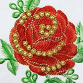 Lovely Rose Machine Embroidery Design
