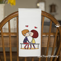 Lovers on the bench - 4 sizes