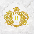Luxury Baroque Frame Machine Embroidery Design - 2 sizes