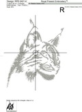 Lynx Head - 5 sizes
