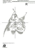 Lynx Head - 5 sizes