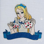 Alice pours a cup of tea from the kettle - 2 sizes