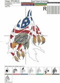 American Fierce Patriotism Eagle - 6 sizes