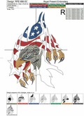 American Fierce Patriotism Eagle - 6 sizes