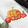 Machine Embroidery Design Autumn Pumpkin