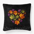 Autumn heart from leaves - 4 sizes