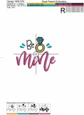 Be Mine Inscription