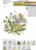 Beautiful dandelions Machine Embroidery Design - 2 sizes