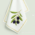 Mediterranean Black Olives Machine Embroidery Design - 2 sizes