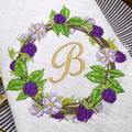 Blackberry round wreath - 2 sizes