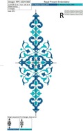 Blue Ottoman motif - 5 sizes