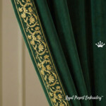 Bordure ornementale baroque