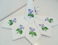 Blue Violets Machine Embroidery Design