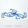 Boat on the waves - 3 sizes