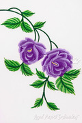 Hanging branch of roses - 3 sizes
