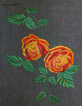Hanging branch of roses - 3 sizes